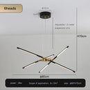 Ljojo LED Stick Shape Chandelier Pendant Light for Modern Home Decor