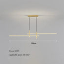 Ljojo LED Strip Pendant Lamp for Kitchen, Dining Room, Bedroom - Home Decor Chandelier