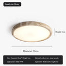 Wabi Sabi Yellow Travertine Ceiling Lamp | Natural Stone Circular Light for Living Room | Ljojo