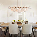 Modern Designer LED Pendant Lights Golden Chrome Glass Balls Chandeliers by Ljojo
