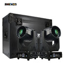 Ljojo™ SHEHDS 275W Moving Head Lighting with 8-Facet Circular Prism and Flight Case