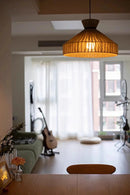 Jute Fabric Pendant Lights | Handmade Nordic Chandelier for Living Room | Ljojo