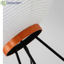 Wabi-Sabi LED Paper Pumpkin Cage Floor Lamp for Bedroom by Ljojo