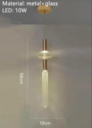 Modern Minimalist LED Glass Pipe Chandelier Pendant Light for Home Decor Restaurant Lobby by Ljojo
