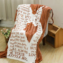 Best Mom Blanket from Ljojo: Love You Gift for Mom, Mothers Day, Christmas, Valentines
