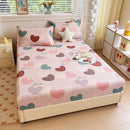 Ljojo 2024 Cotton 3-Piece Mattress Set with Pillowcases & Bedspread