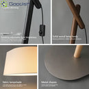 LED Floor Lamp Wabi-sabi Standing Wood Chandelier Light for Bedroom by Ljojo