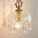 French Crystal Hanging Lamp Luxury Small Chandelier Light for Porch and Balcony by Ljojo