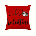 Ljojo Love Bow Buffalo Plaid Pillowcase - Home Sofa Cushion Cover & Gift