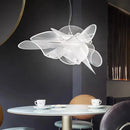 Modern PVC Flower Pendant Light LED Chandelier for Living Room - Hanging Home Decor Lamp by Ljojo