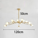 Ljojo LED Pendant Light Chandeliers for Staircase & Living Room, Modern Indoor Hanging Lamps