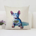 Bull Terrier Art Anime Pillow Cover 40x40 Ljojo Home Decor Throw Pillow