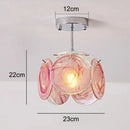 LED Murano Glass Ceiling Chandelier Lamp for Living Room Bedroom by Ljojo