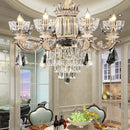 Ljojo Luxury European Villa Crystal Chandelier for Home Dining & Bedroom