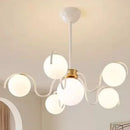 Nordic Glass Pendant Lamp Modern Chandelier for Bedroom Dining Room by Ljojo