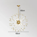 Dandelion Crystal Chandelier Luxury Indoor Decor LED Hanging Lamp by Ljojo