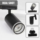 Ljojo LED Track Light GU10 Focus Rail Spot for Home Kitchen Clothing Store