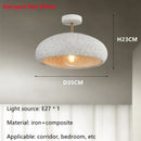 Ljojo LED Ceiling Pendant Light: Elegant Wabi Sabi Chandelier for Home Decor