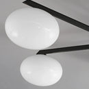 Italian Minimalist Glass Decorative Ceiling Light Ljojo Creamy Pebble Modern Bedroom Hardware Lamp