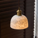 Cream Wabi-sabi Japanese Chandelier by Ljojo • Retro Bedroom Wall Hanging Lighting