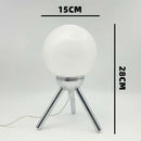 Bauhaus Round Ball Table Lamp American Postmodern Ins Style Girls Kids Bedroom Ambient Decor Lamp by Ljojo