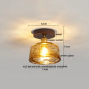 Ljojo LED Ceiling Lights: Modern Nordic Style Aluminum Glass Lamp for Indoor Living Room