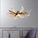 Ljojo LED Glass Chandelier - Full Copper Creative Design for Living Dining Room