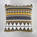 Geometric Embroidered Pillow Cover 45x45cm for Living Room by Ljojo