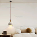 Ljojo Concrete Cement Personalized Chandelier Spot Creative Bedroom Cream Wabi-sabi Style