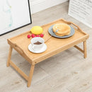 Bamboo Mini Dining Table for Breakfast & Dessert, Ljojo Living Room Bedroom Essential