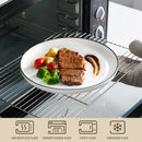 Ljojo 24/48-Piece Black Rim Porcelain Dinnerware Set for 6/12 - Plates/Bowls Service