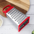 Ljojo 4-Sided Stainless Steel Grater Kitchen Gadget for Vegetables, Cheese, Potatoes