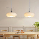 Bauhaus Glass Pendant Light Orange/White Chandelier for Living Room by Ljojo