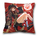 Genshin Impact Ljojo Pillow Cases - Klee Xiao Venti Hutao Anime Printed Pillowcases