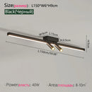 Ljojo LED Line Ceiling Lamp for Modern Spaces
