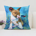 Bull Terrier Art Anime Pillow Cover 40x40 Ljojo Home Decor Throw Pillow