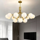 Nordic Glass Chandelier Pendant Light for Living Room - Modern Minimalist Home Decor by Ljojo