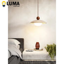 Ljojo Yellow Travertine Pendant Light - Modern Cave Stone Hanging Lamp for Kitchen Island