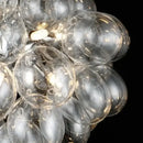 Ljojo Magic Beans Glass Bubble Chandelier: Nordic Fashion Pendant Light for Living Room Dining Office
