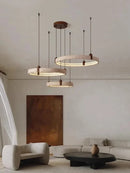 Wabi Sabi Stone Pendant Chandelier for Home Decor by Ljojo