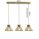Ceiling Chandeliers Modern Tiffany Glass Pendant Light for Bedroom Kitchen - Ljojo