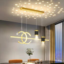 LED Pendant Chandelier by Ljojo: Modern Dining Room Hanging Light