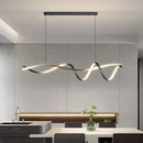 Modern LED Chandelier Hanging Light | Minimalist Home Decor Pendant Lamps by Ljojo