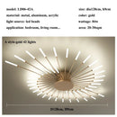 LED Crystal Chandelier Modern Creative Ceiling Lamp for Living Room by Ljojo
