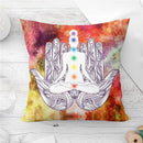 Ljojo Mandala Sun Moon Pillowcase: Bohemian Sofa Cushion Cover