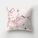 Deer Animal & Natural Leaves Cushion Cover by Ljojo - Home Decoration