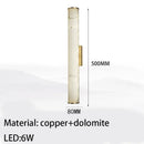 Ljojo Marble LED Wall Lights Copper Sconces Luxury Bedroom Lamp