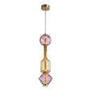 Italian Glass Pendant Lamp Modern Led Chandelier for Living Bedroom Kitchen Island Dining Table by Ljojo