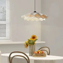 LED Pendant Light: Modern Korean Fabric Chandelier for Living Room - Ljojo