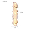 Ljojo Marble Wall Lamp: Modern Stone Light for Living Room and Hallway